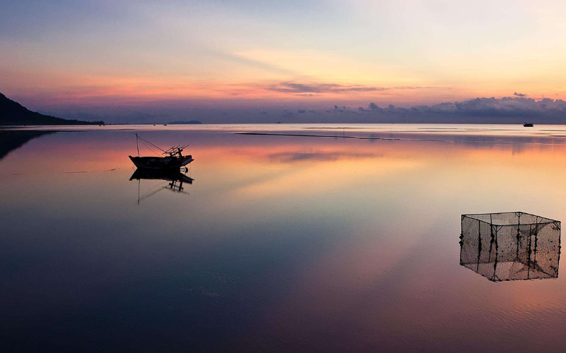 Những địa điểm ngắm bình minh đẹp tại Phú Quốc: Làng chài hàm ninh