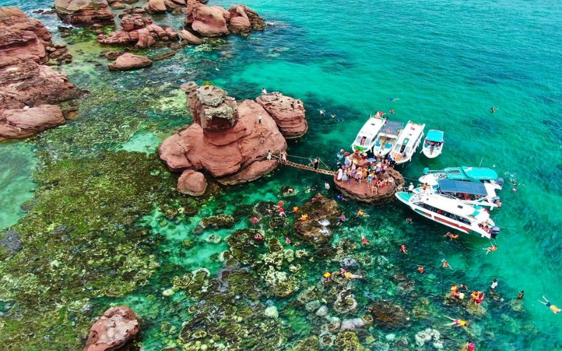 Cách đi đến đảo Hòn Dăm 