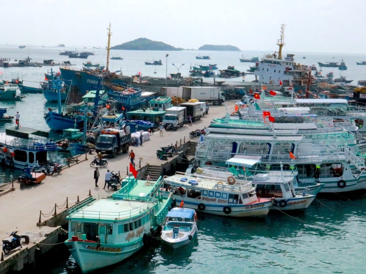 Đường bộ ra cảng An Thới